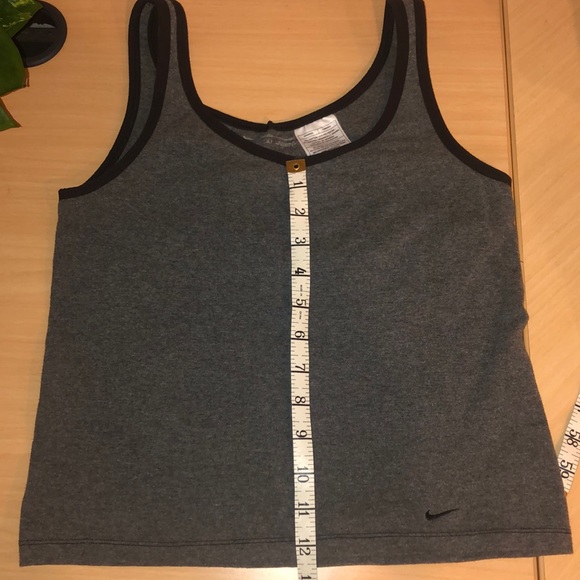 !LAST DAY!  Nike cropped tank top | gray | sz L - Picture 5 of 6